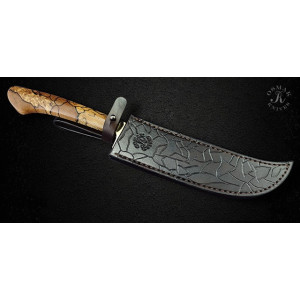 ПЧАК УДАВ ексклюзивний ніж ручної роботи майстра Ruslan Knives, сталь N690, 60 HRC. Photo 2